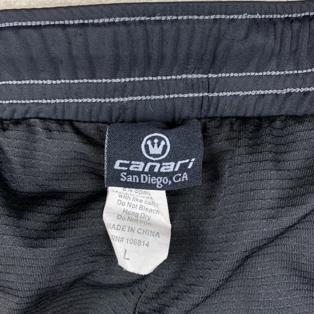 Canari Cycling Shorts Mens Size Large Padded Stash Pocket Gym - Picture 13 of 16